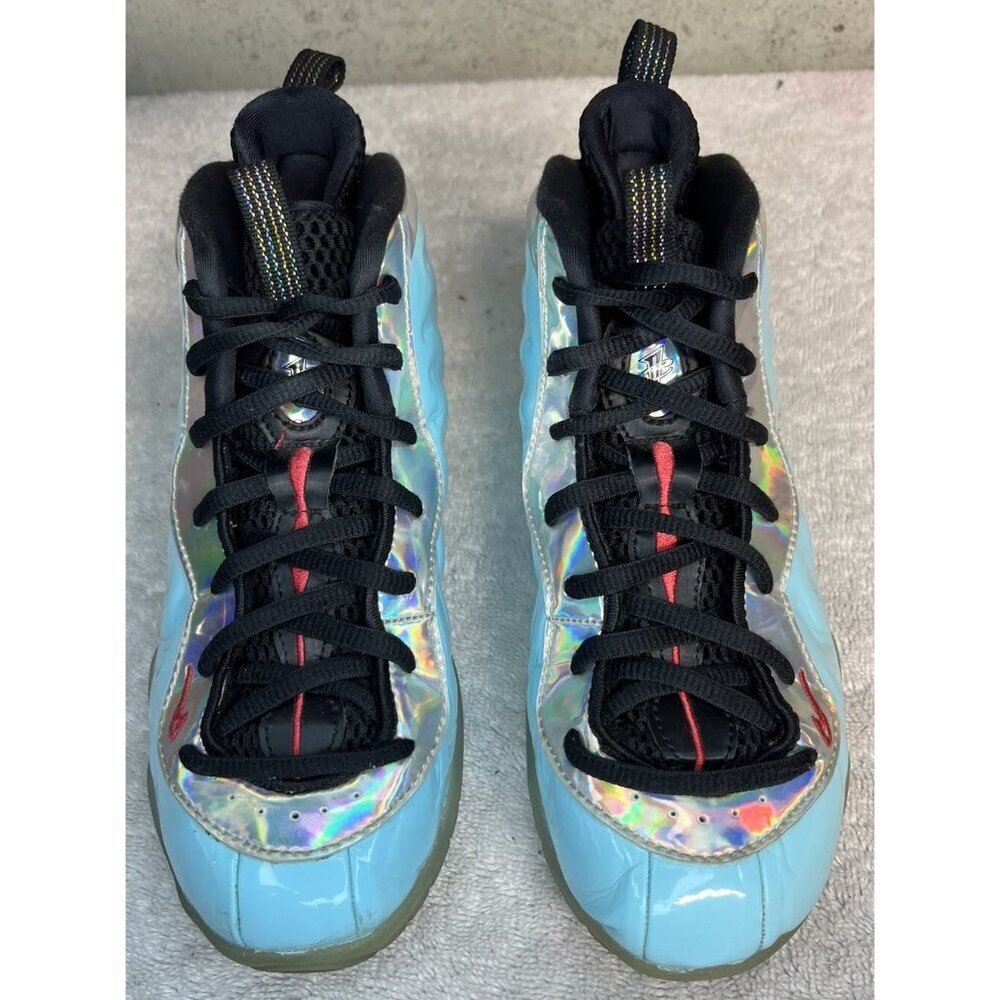 Nike Little Posite One Mixtape Teal Blue Shoes Sneakers Size 2.5Y DH6491-400 - Picture 2 of 9